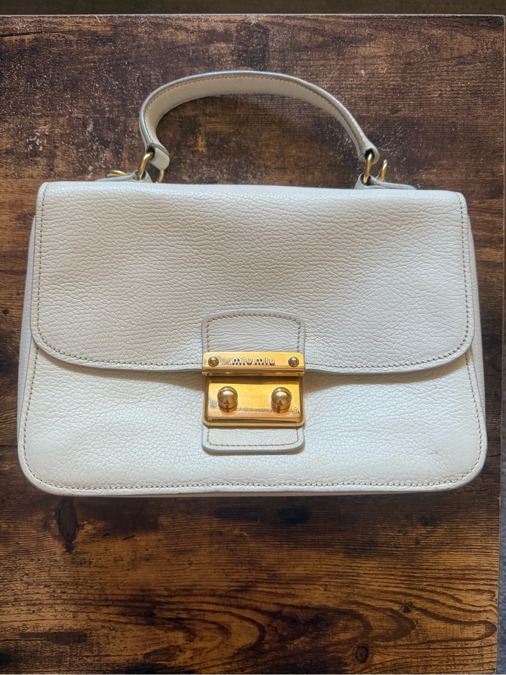 Miu Miu Madras Two-Way Purse
